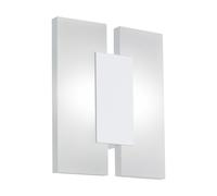 Plafoniera Minimal Metrass 2 Alluminio Bianco 2 Luci Led Integrato 4,5W