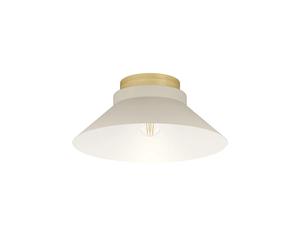 Plafoniera Minimal Moharras Legno Marrone 1 Luce E27