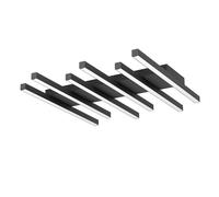 Plafoniera Minimal Padulari Alluminio Nero Luce Led Integrato 25,6W [EEK: A++]