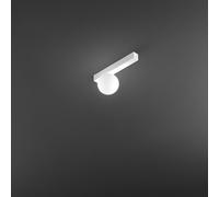 Plafoniera Minimal Snooky Metallo Bianco 1 Luce G9 Ip20
