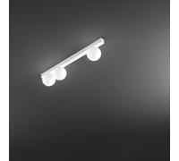 Plafoniera Minimal Snooky Metallo Bianco 3 Luci G9 Ip20 [EEK: A++]