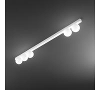 Plafoniera Minimal Snooky Metallo Bianco 5 Luci G9 Ip20