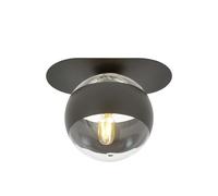 Plafoniera Minimal Teia Acciaio Nero 1 Luce E14 Ip20