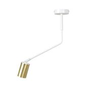 Plafoniera Minimal Tenjin Acciaio Bianco 1 Luce Gu10 Ip20 [EEK: A++]