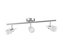 Plafoniera MIRAS a tre lampade con 3x lampade LED GU10 (bianco caldo 16,2W