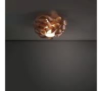 Plafoniera Moderna 2 Luci Cloud D75 In Polilux Rame Made In Italy [EEK: A++]