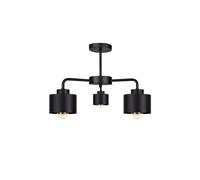 Plafoniera moderna 3xE27 SIMPLY BLACK 2117