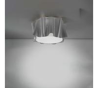 Plafoniera Moderna A 1 Luce Folio In Polilux Silver D60 Made In Italy [EEK: A++]