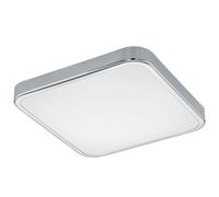 PLAFONIERA MODERNA A LED 16W BIANCA E CROMO GL0966