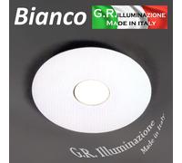 PLAFONIERA MODERNA A LED BIANCA 1 LUCE LAMPADA DA SOFFITTO BAGNO INGRESSO Cloud
