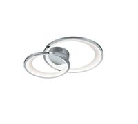 Plafoniera moderna a led design cromo TR123