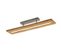 Plafoniera moderna a led design legno TR071