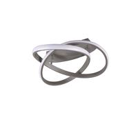 Plafoniera moderna a led design nickel TR058