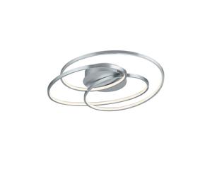 Plafoniera moderna a led design nickel TR064