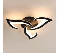 Plafoniera moderna a LED, lampada da soffitto a LED a forma di fiore 36W 4000LM, plafoniera in acrilico a luce calda 3000K per soggiorno, camera da letto