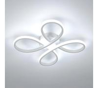 Plafoniera moderna a LED, lampada da soffitto creativa con design floreale da 30 W, illuminazione da soffitto semi-incasso