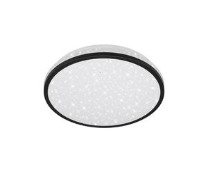 Plafoniera Moderna Acorus Black Spalsh Plastica Nero Led Integrato 12W 4000K [EEK: A++]