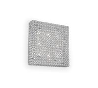 Plafoniera Moderna Admiral Metallo-Cristallo Cromo 8 Luci G9 3W 3000K Luce Calda [EEK: A++]