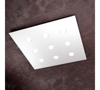 Plafoniera Moderna Area Metallo Bianco Metallo 9 Luci Gx53