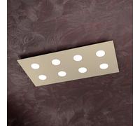 Plafoniera Moderna Area Metallo Sabbia Metallo 8 Luci Gx53 [EEK: A++]