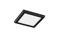 Plafoniera Moderna Aura Materie Plastiche Nero Led 20W 3000K