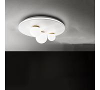 Plafoniera Moderna Ball Metallo Bianco Acrilico Led 48W 3000K [EEK: A++]