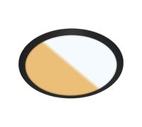 Plafoniera Moderna Bara Plastica Nero Led Integrato 21W 3000,4000K