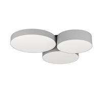 Plafoniera Moderna Barbano-Z Acciaio Nero 3 Luci Led 7,5W