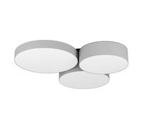 Plafoniera Moderna Barbano-Z Acciaio Nero 3 Luci Led 7,5W