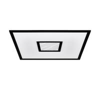 Plafoniera Moderna Bordonara Alluminio Nero Luce Led Integrato 21,5W [EEK: A++]