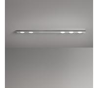 Plafoniera Moderna Bottone Metallo Alluminio Opaco 5 Luci Gx53 Ip20