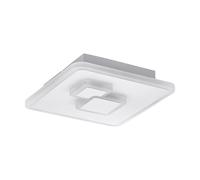 EGLO - CADEGAL PLAFONIERA QUADRATA A LED 4000K CORNICE BIANCA 20X20X5 CM. 33941