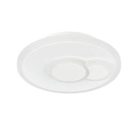 EGLO - CADEGAL PLAFONIERA ROTONDA A LED 4000K CORNICE BIANCA DN. 200 MM. 33942
