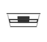 Eglo Plafoniera LED Calagrano-Z 45x45 cm Smart Home ZigBee, App e Alexa, RGB, dimmerabile, nero