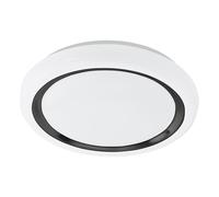 Plafoniera Moderna Capasso Acciaio Bianco Luce Led Integrato 14,6W [EEK: A++]