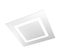 Plafoniera Moderna Carpet Metallo Bianco 4 Luci 2G11 58Cm [EEK: A++]