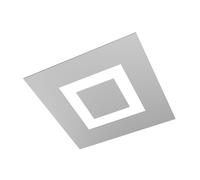 Plafoniera Moderna Carpet Metallo Grigio 4 Luci 2G11 39Cm