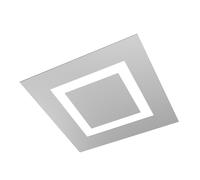 Plafoniera Moderna Carpet Metallo Grigio 4 Luci 2G11 48Cm [EEK: A++]