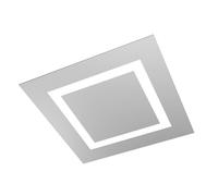 Plafoniera Moderna Carpet Metallo Grigio 4 Luci 2G11 58Cm [EEK: A++]