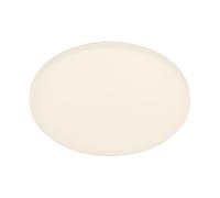 Plafoniera Moderna Case Plastica Bianco Opaco Led Integrato 12W 3000K [EEK: A++]