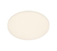 Plafoniera Moderna Case Plastica Bianco Opaco Led Integrato 24W 3000K [EEK: A++]