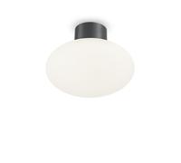 Plafoniera Moderna Clio Alluminio Antracite 1 Luce E27 [EEK: A++]