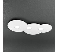 Plafoniera Moderna Cloud Metallo Bianco 3 Luci Gx53 [EEK: A++]