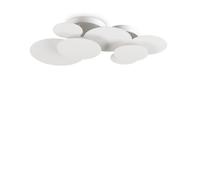 Plafoniera Moderna Cloud Metallo Bianco Led 46W 3000K Luce Calda