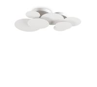 Plafoniera Moderna Cloud Metallo Bianco Led 46W 3000K Luce Calda [EEK: A++]