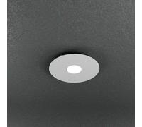 Plafoniera Moderna Cloud Metallo Grigio 1 Luce Gx53