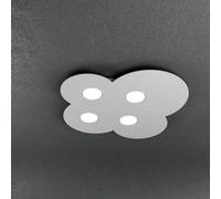 Plafoniera Moderna Cloud Metallo Grigio 4 Luci Gx53 [EEK: A++]