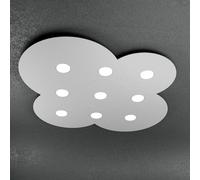 Plafoniera Moderna Cloud Metallo Grigio 9 Luci Gx53 [EEK: A++]