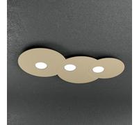 Plafoniera Moderna Cloud Metallo Sabbia 3 Luci Gx53 [EEK: A++]