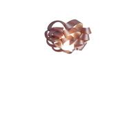Plafoniera Moderna Cloud Polilux ® Pink Metal 1 Luce E27 D60Cm